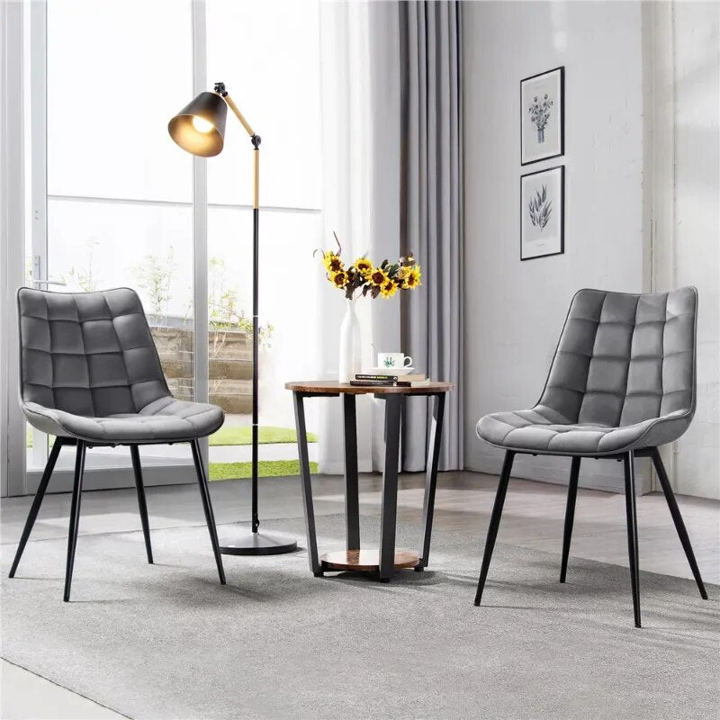 2PCS Modern Upholstered Dining Chairs