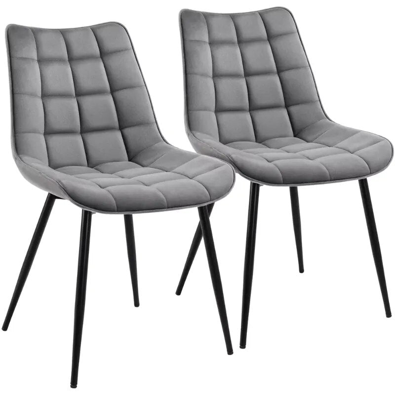 2PCS Modern Upholstered Dining Chairs