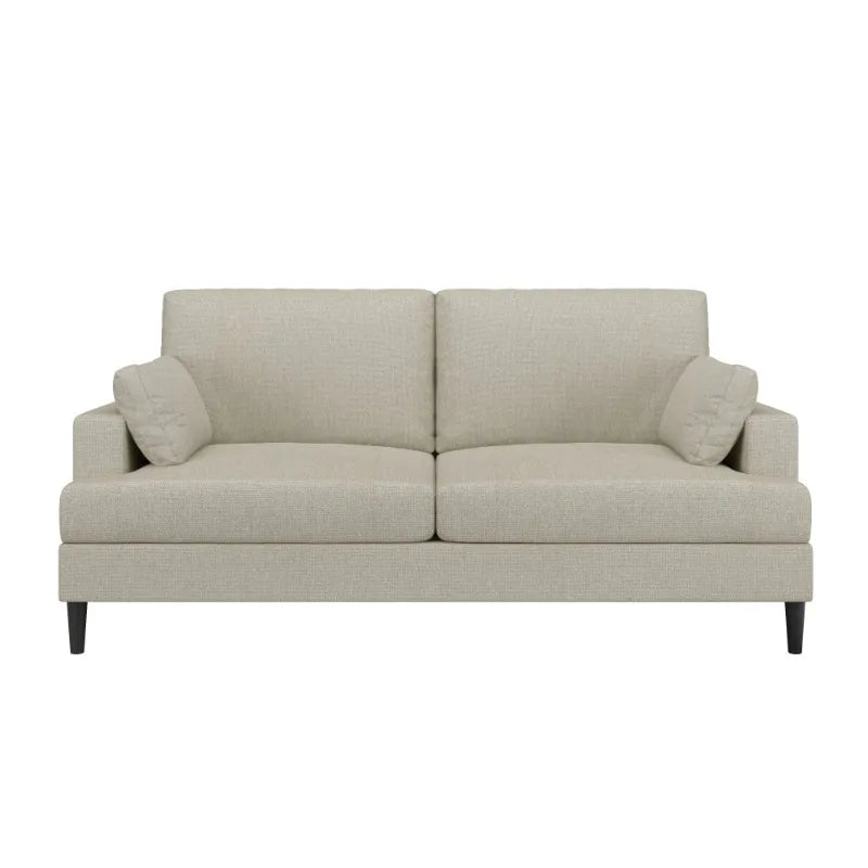 Oatmeal Fabric Upholstered Sofa