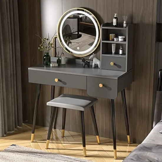 Vanity Dresser Set with Dimming Mirror