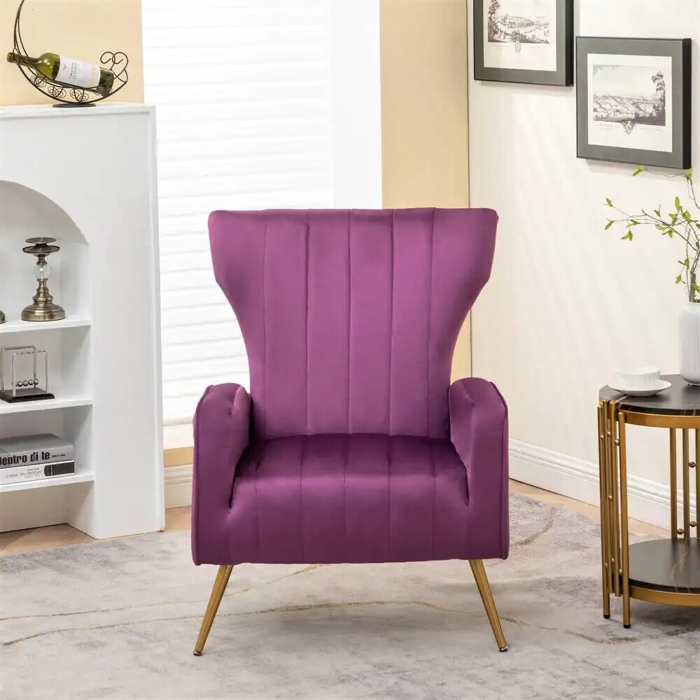 Velvet Accent Chair