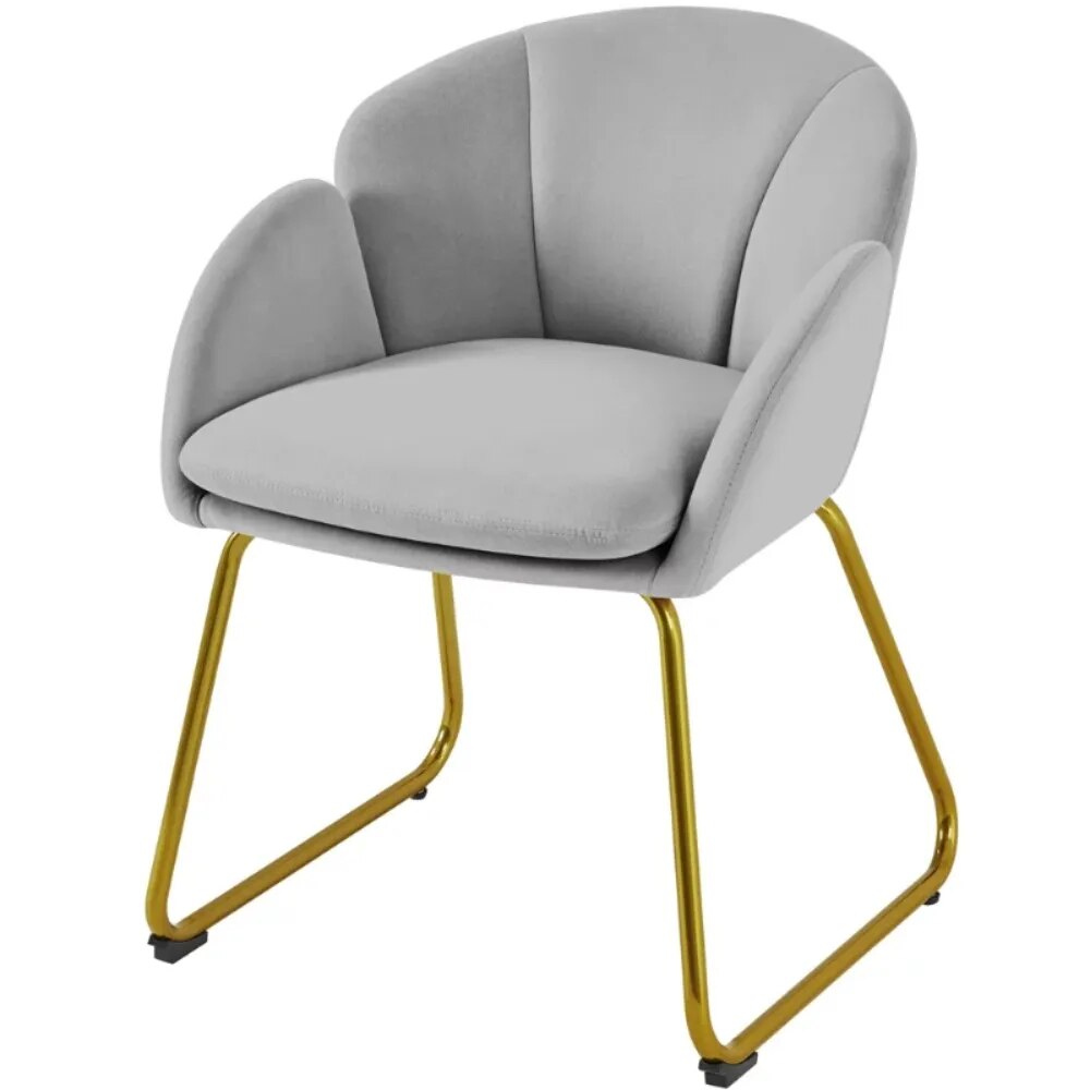 Modern Velvet Accent Armchair