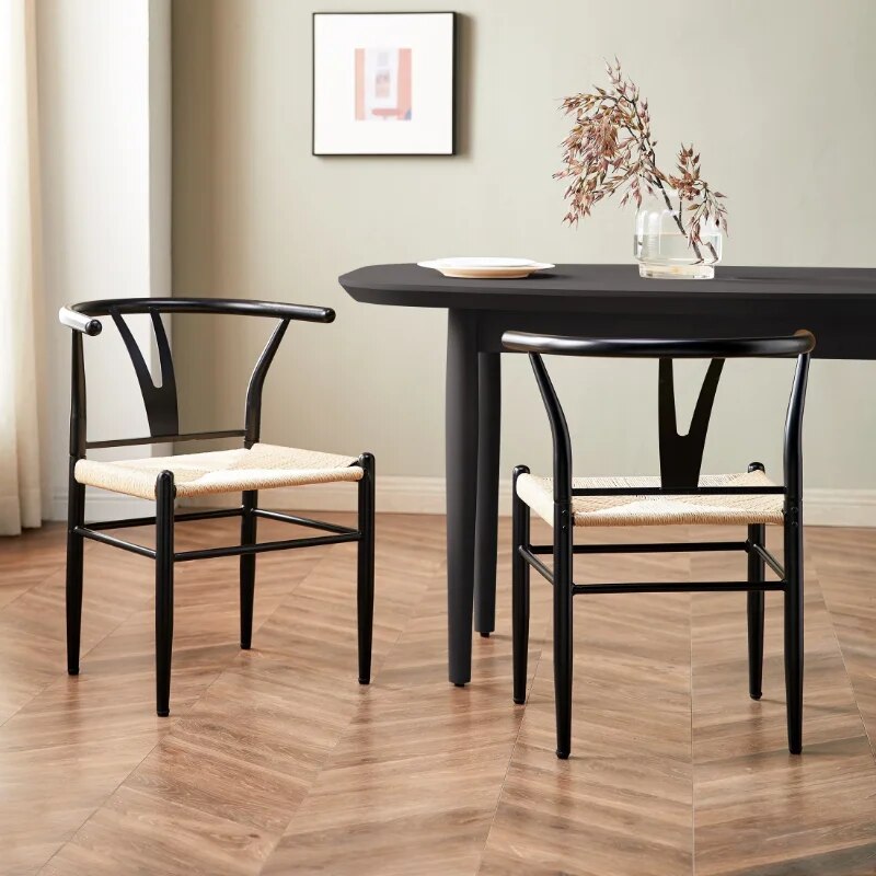 2PCS Wishbone Dining Chair Set