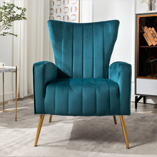 Velvet Accent Chair