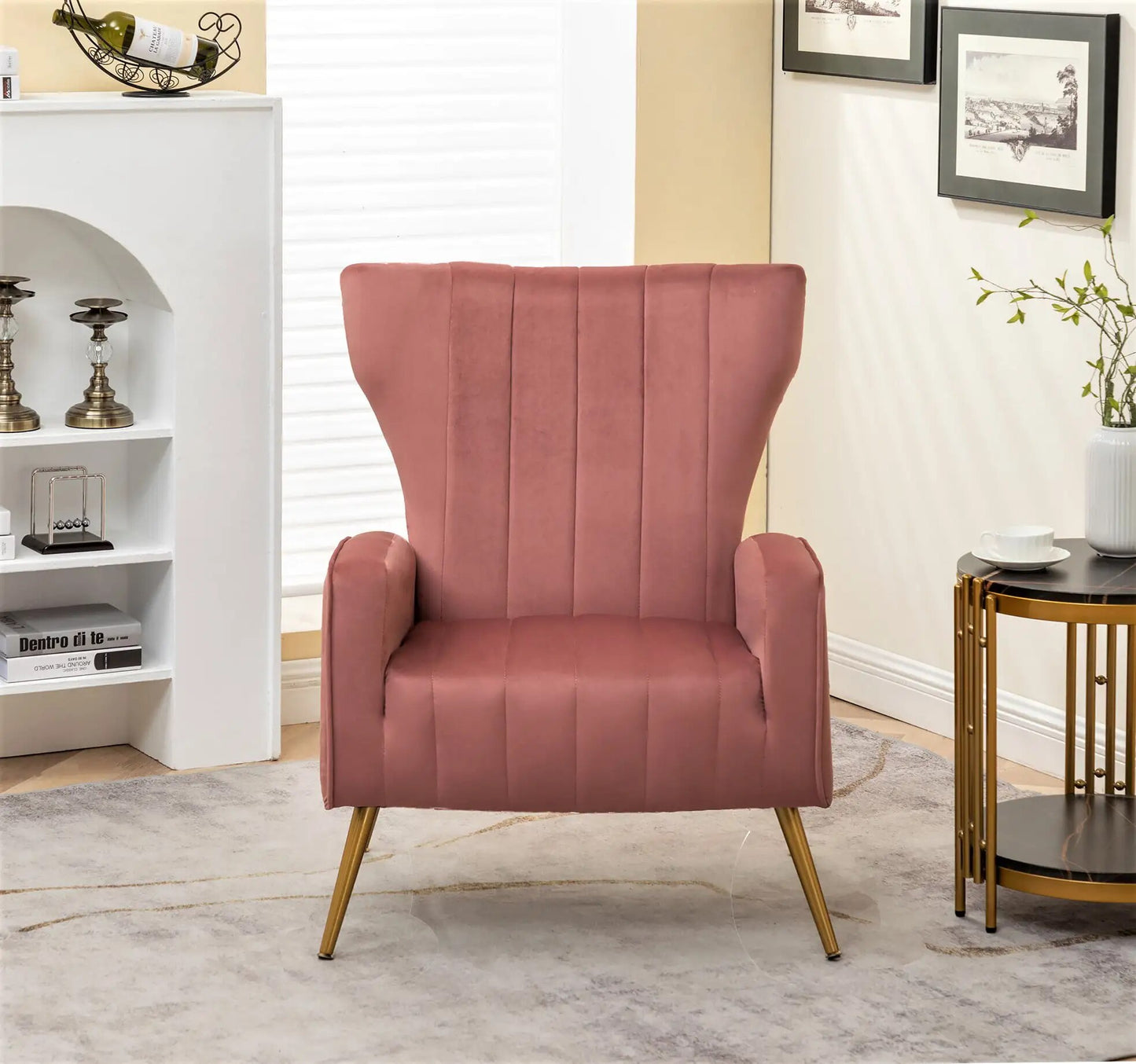 Velvet Accent Chair