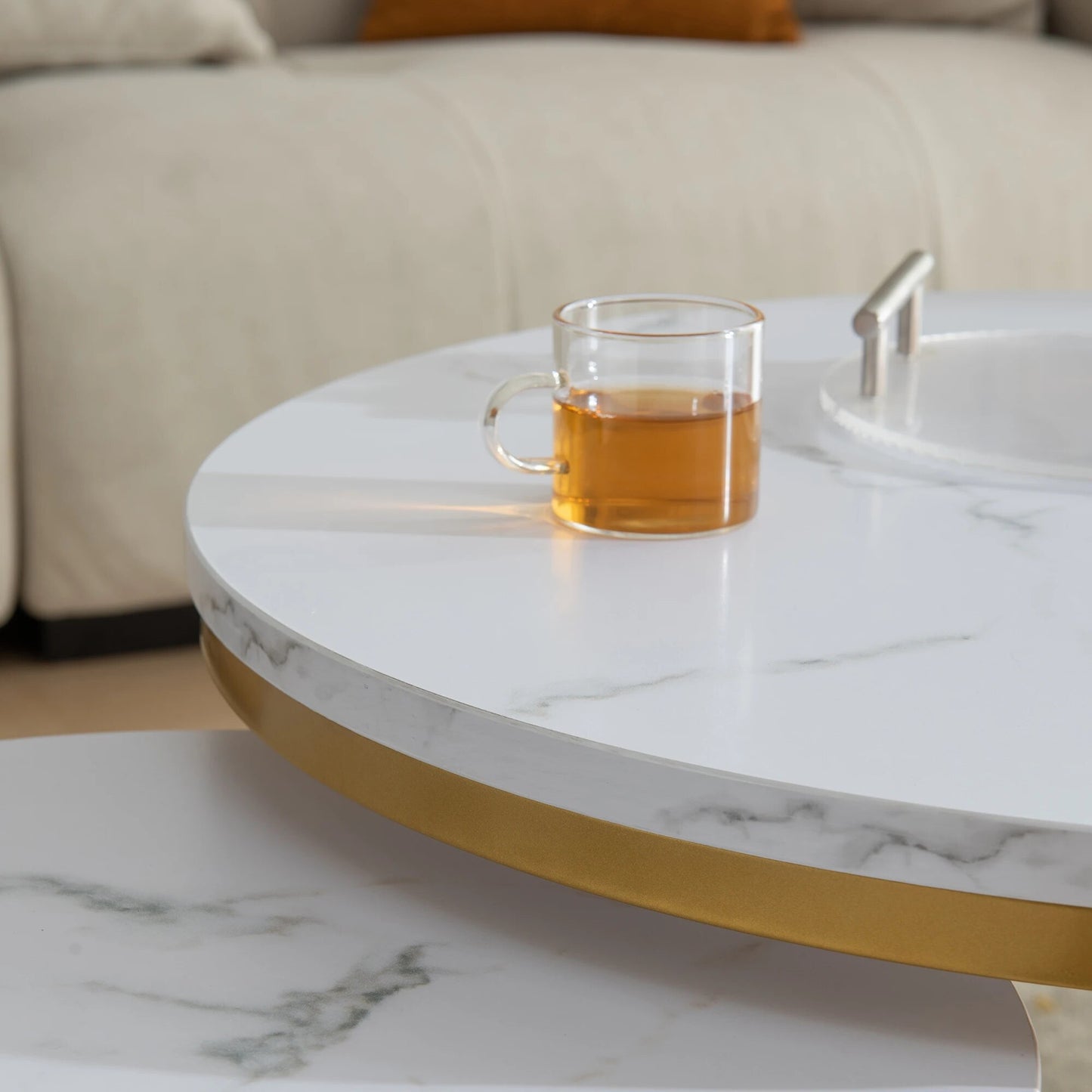 Modern Round Nesting Coffee Table