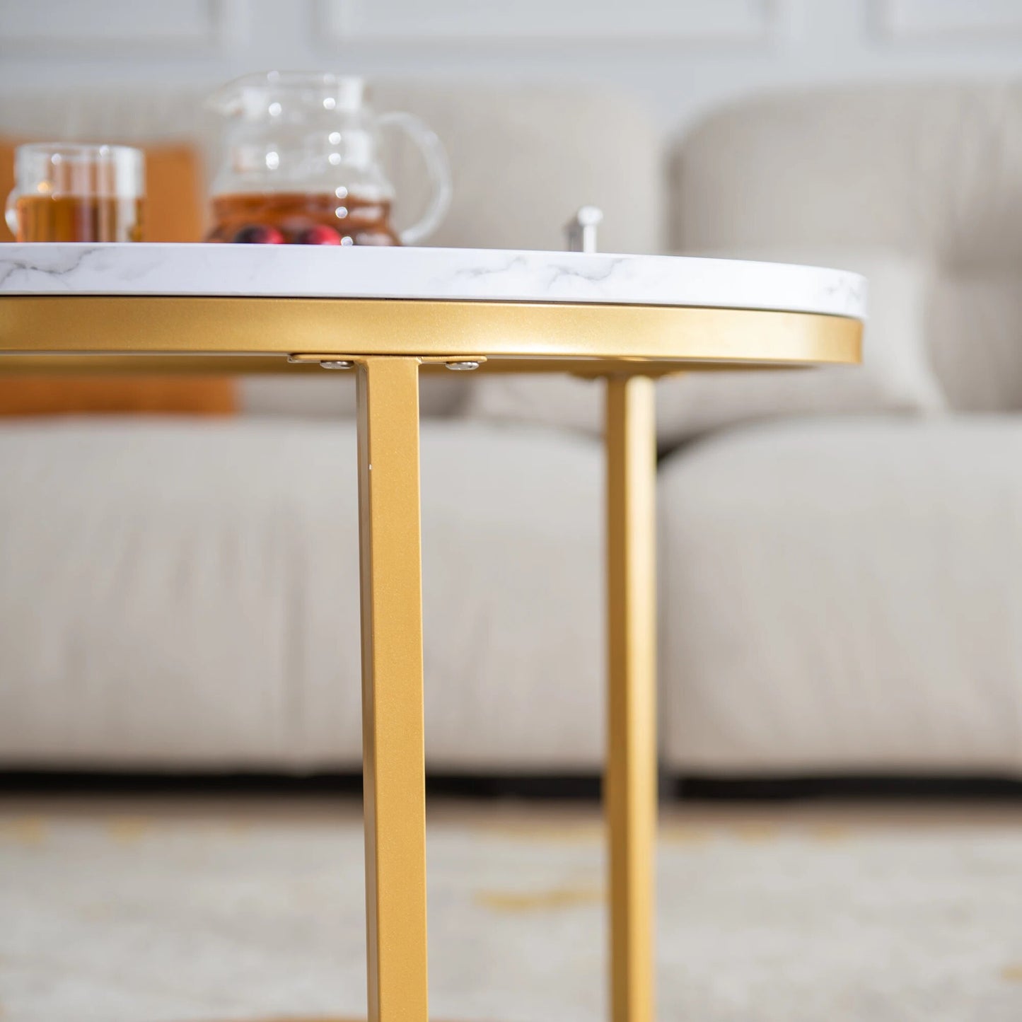 Modern Round Nesting Coffee Table